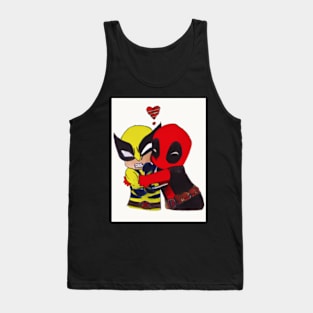 Deapool & Wolverine Funny Design Tank Top